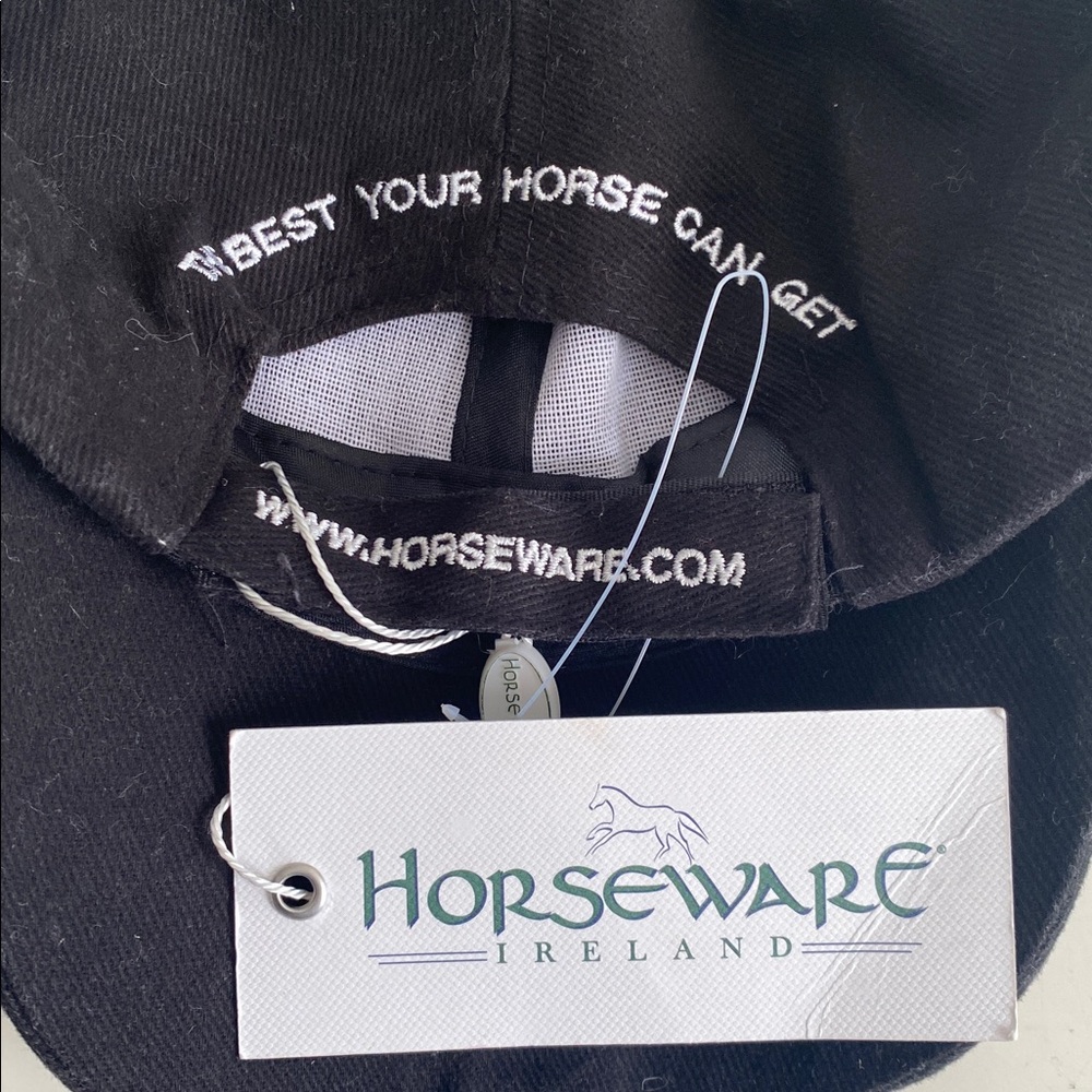 Rambo Horseware Ireland Black Cap with Rainbow Stripes and LED Light NWT - Picture 8 of 9